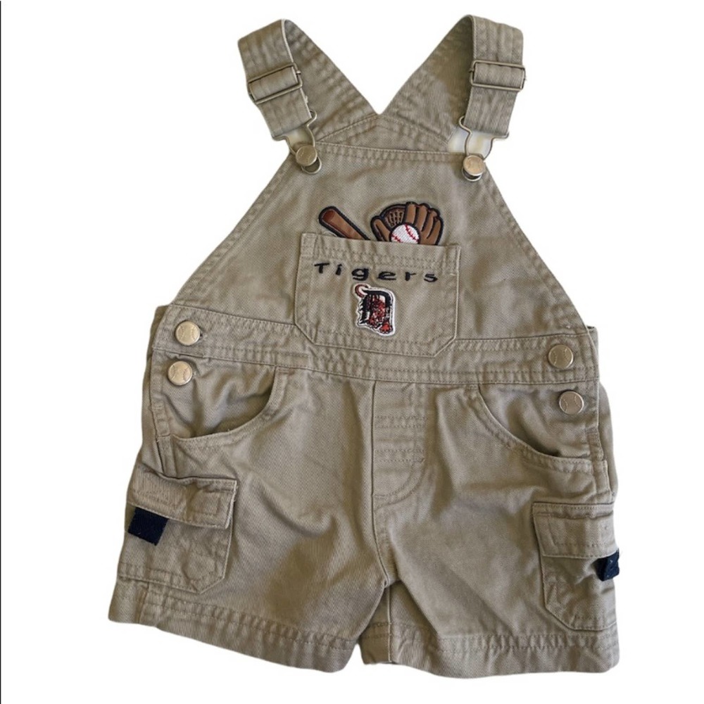 Detroit Tiger Bib-overalls Size 3-6 months - Great Condition!